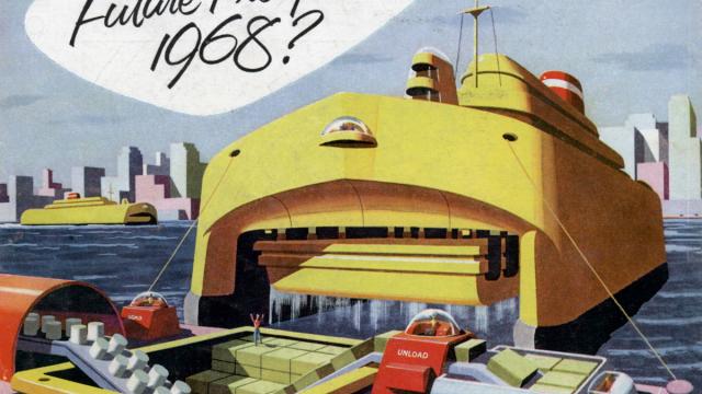 This 1950s Ad Showed The Sleek Future Of Shipping Automation