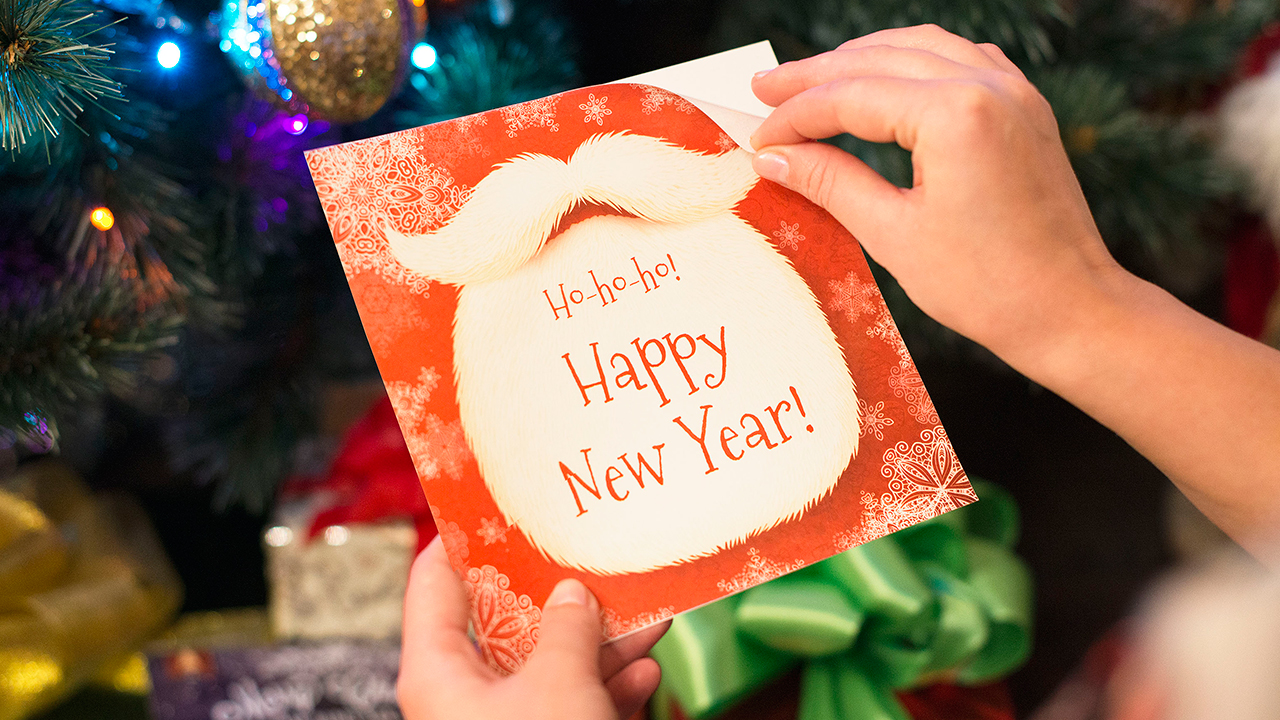 You Won’t Immediately Toss Christmas Cards That Magically Stick To Any Surface