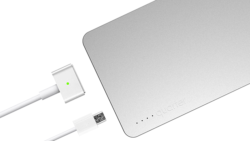 You Can Quickly Recharge This Backup Battery Using Your MacBook’s Charger