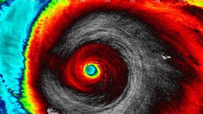 This Is What The Strongest Tropical Cyclone Ever Recorded Looked Like From Space