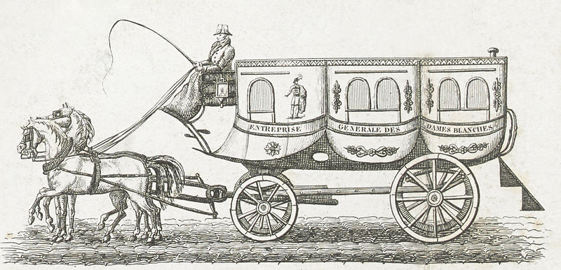 The World’s First Bus Service Was Pulled By Horses