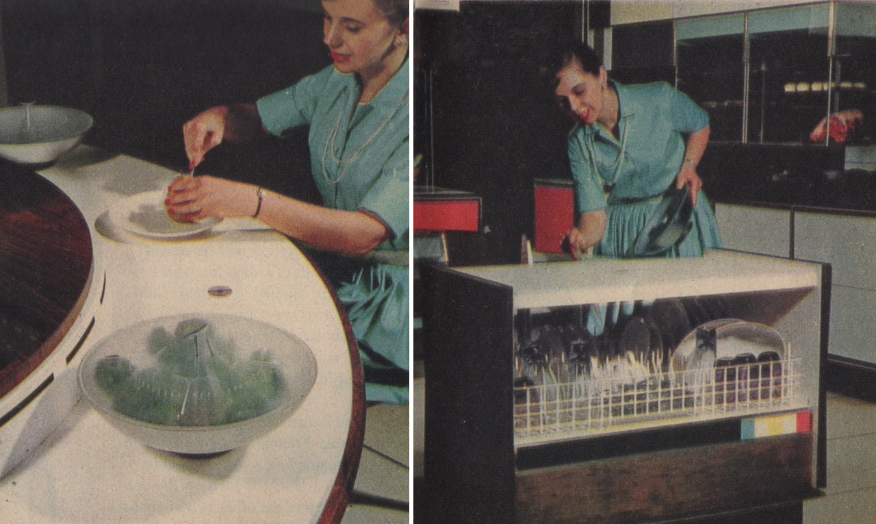 The 1950s ‘Miracle Kitchen’ Of The Future Had Its Own Roomba
