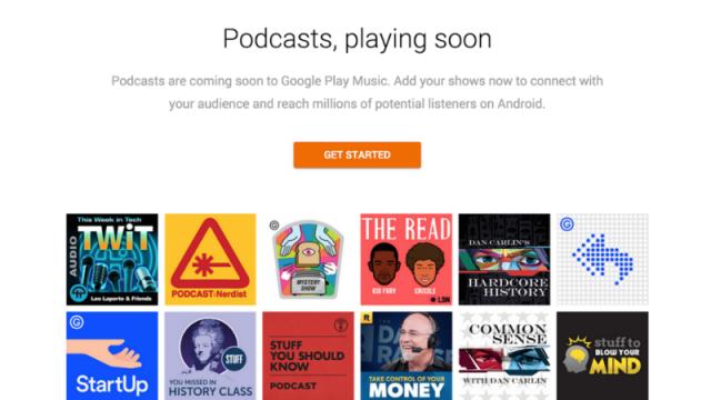 Google Play Music Will Soon Have Podcasts Too
