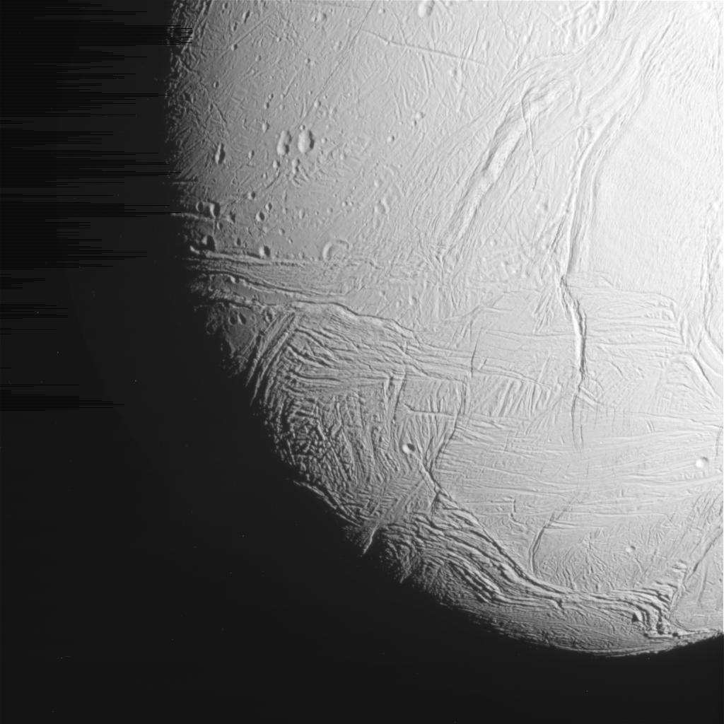 Here Are The First Stunning Photos From Cassini’s Historic Enceladus Flyby