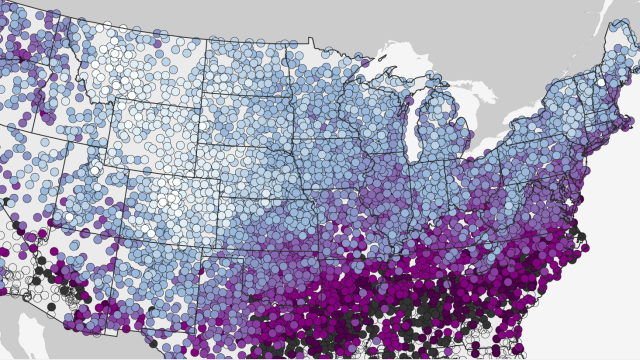 This Map Shows The First Snowfalls Across America
