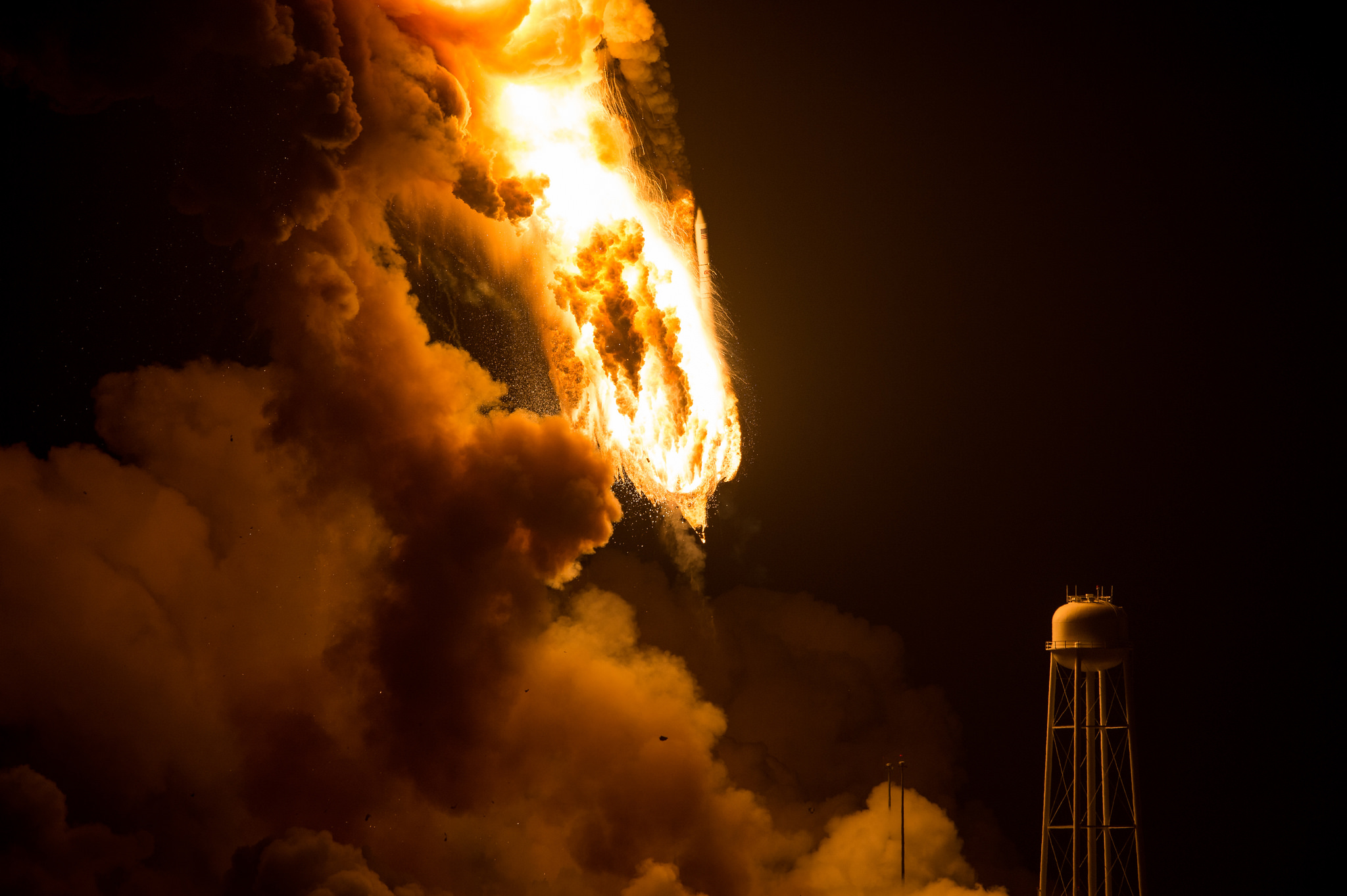 NASA Releases Harrowing New Photos Of Last Year’s Antares Rocket Explosion