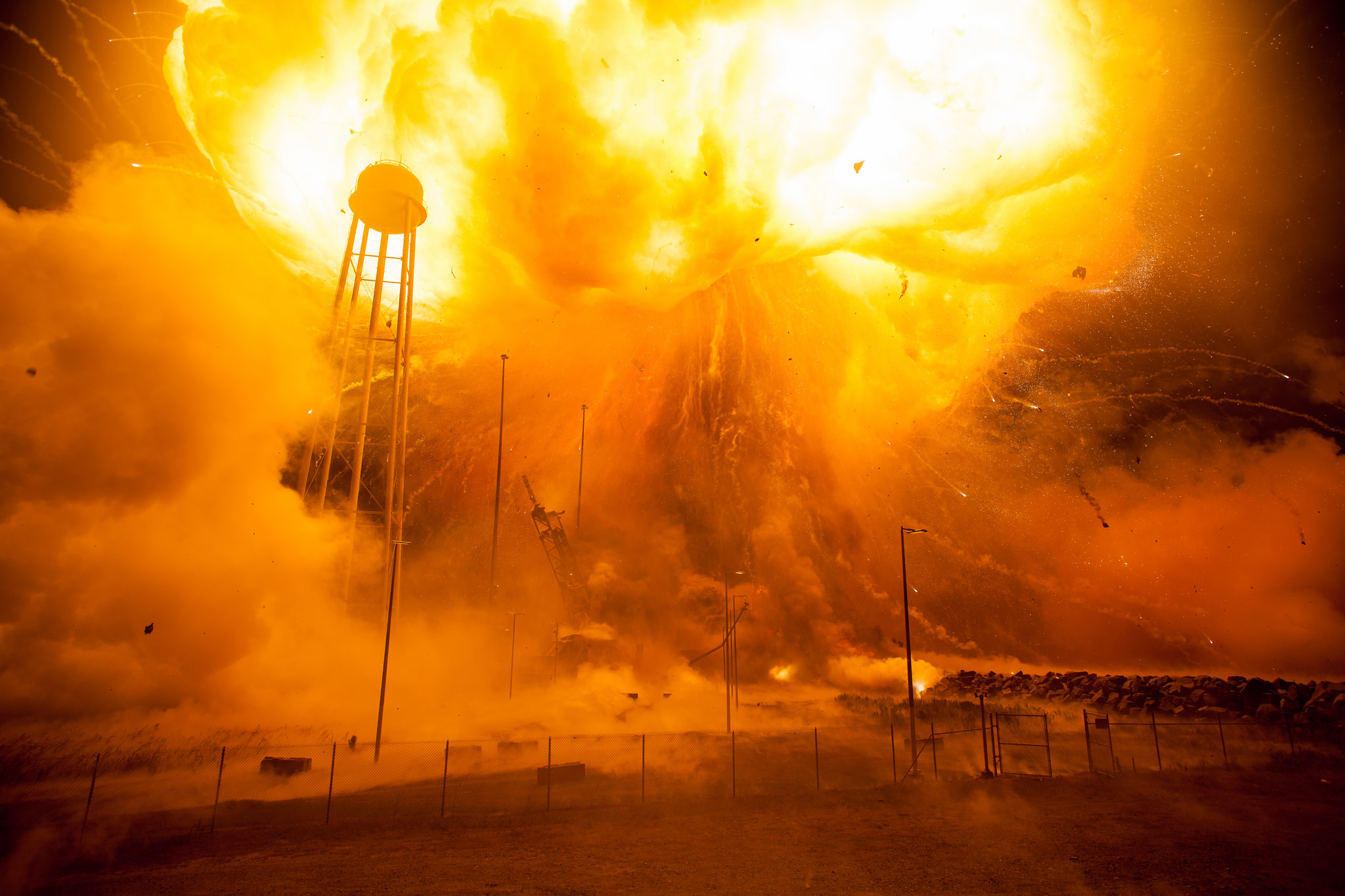 NASA Releases Harrowing New Photos Of Last Year’s Antares Rocket Explosion