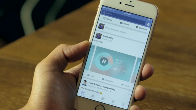 Facebook’s iOS App Now Makes 30-Second Previews Of Your Favourite Songs