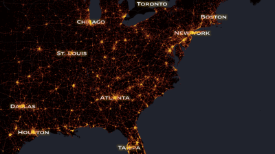 This Data Scientist Made A Map Of Every Single US Traffic Death In The Last Decade 