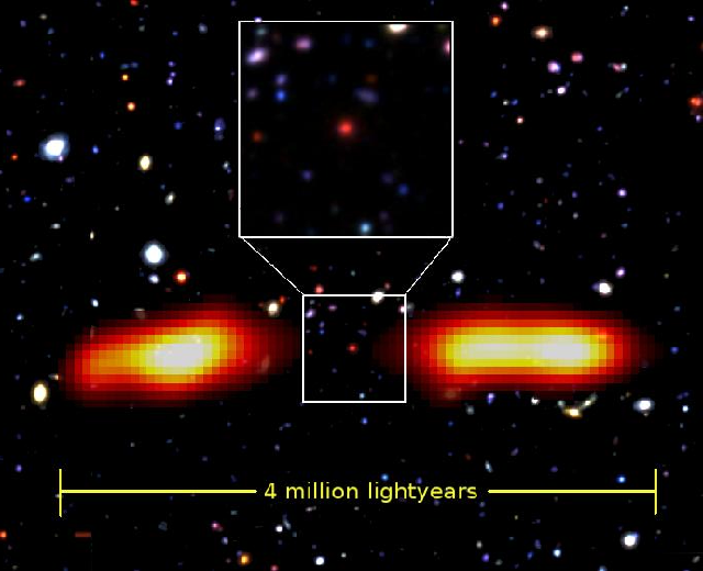 Astronomers Found The Ghost Of A Rare Giant Radio Galaxy