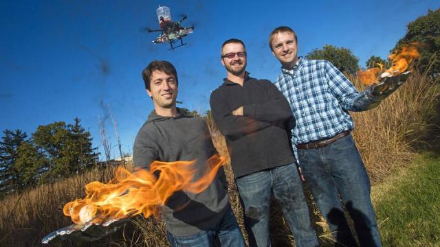 Oh Crap, Some Dudes Invented A Flame-Throwing Drone