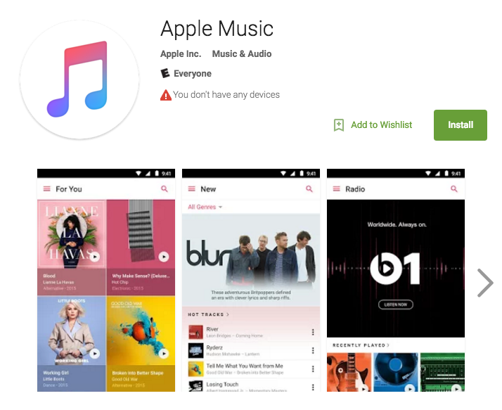 Apple Music Is Now Available On Android