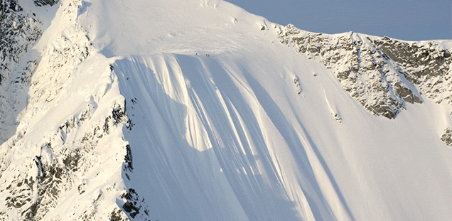 Skier Miraculously Survives A 500 Metre Fall Off The Side Of A Mountain