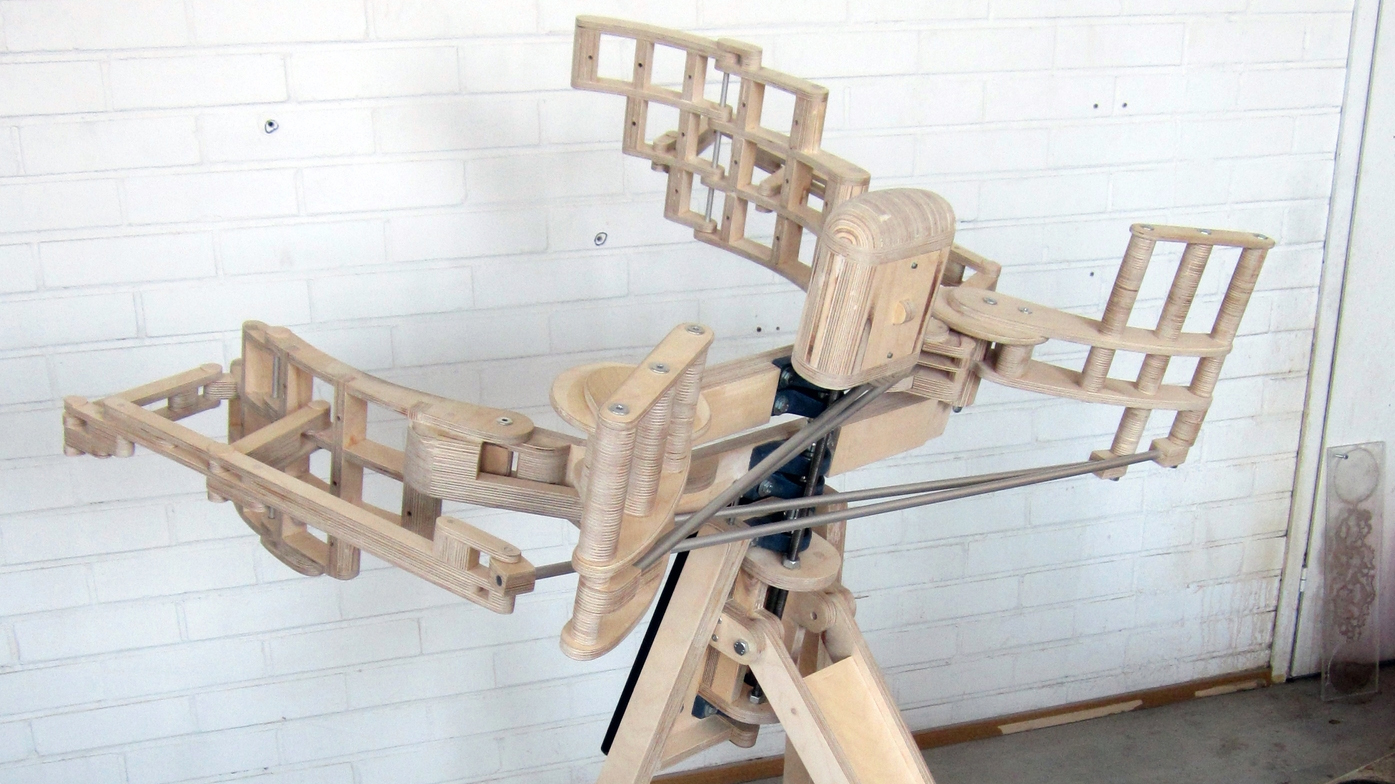 Embrace This Wooden Hugging Machine And It Hugs Right Back