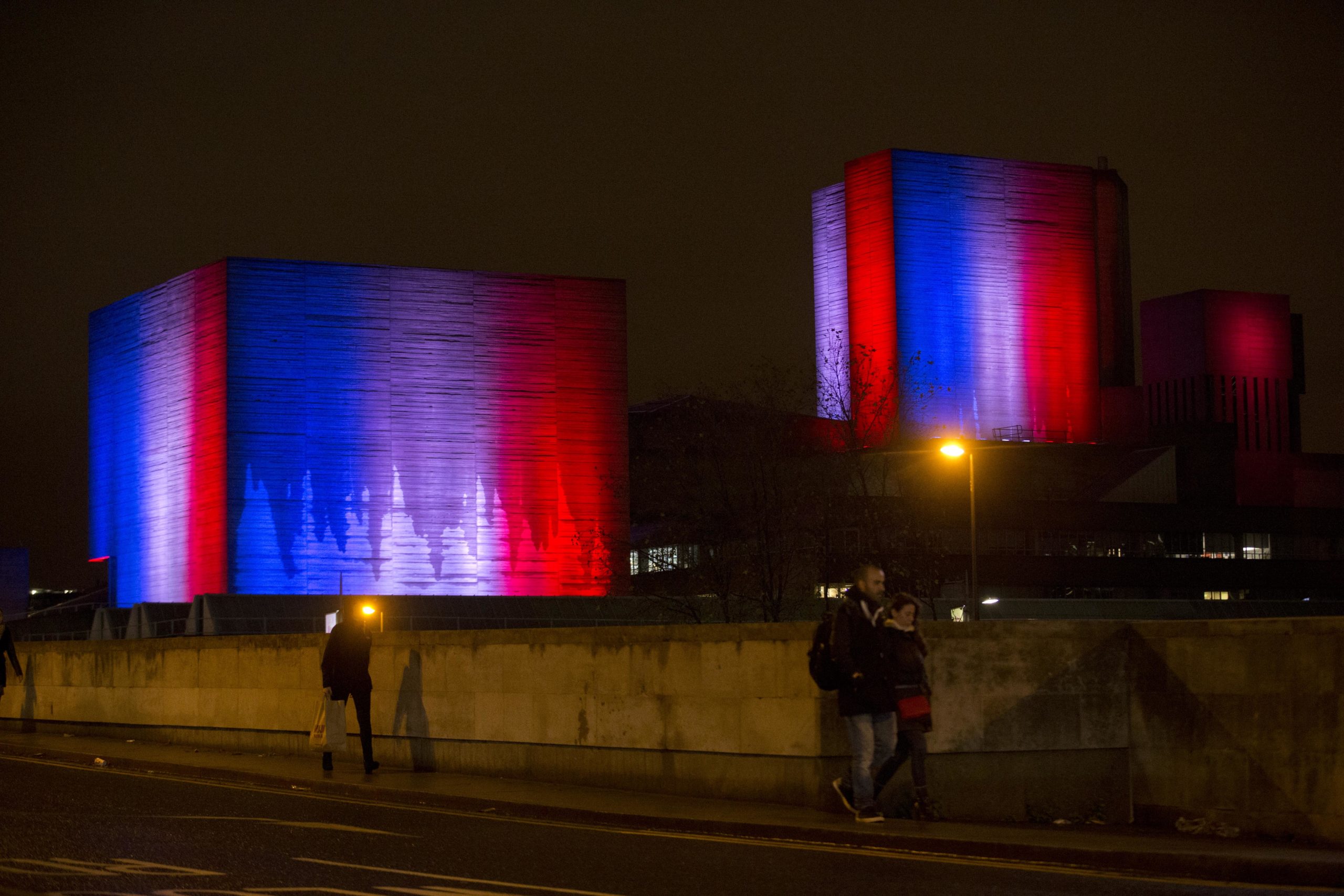 Buildings Around The World Light Up In Solidarity With France