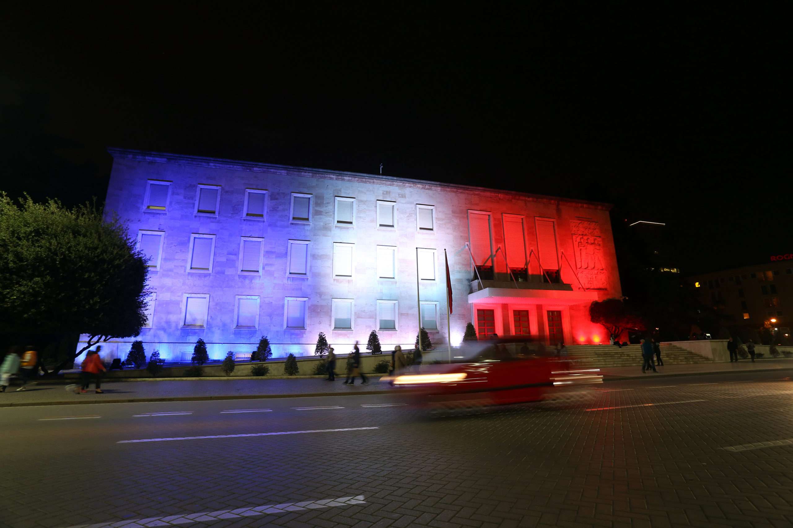 Buildings Around The World Light Up In Solidarity With France