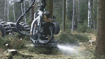 This Tree-Eating Tank Is The Stuff Of Nightmares