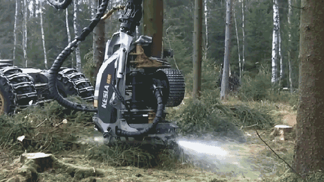 This Tree-Eating Tank Is The Stuff Of Nightmares