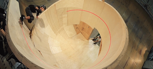 Witness The First Horizontal Spiral Loop Ever Done On A Skateboard