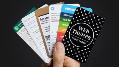 Web Trumps Pits Site Against Site in a Card Game That Doesn’t Need Internet Access