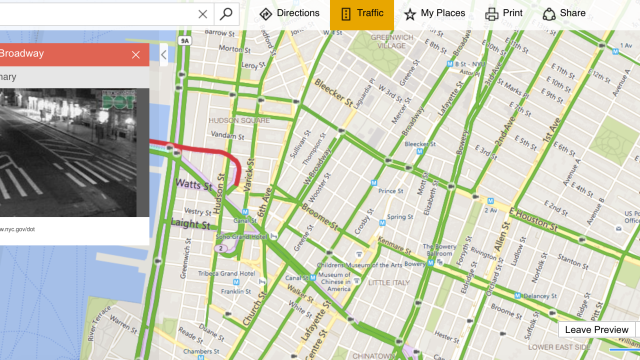 Real-Time Traffic Cameras Could Make Me Actually Use Bing Maps