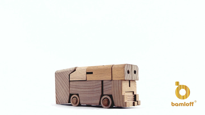 Wooden Block Transformers Are Baby’s First Optimus Prime