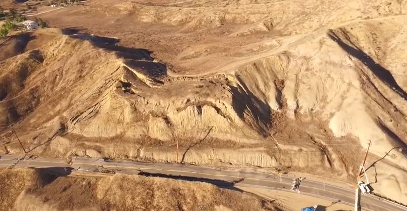 What The Hell Caused This California Road To Suddenly Rise Up And Crumble?