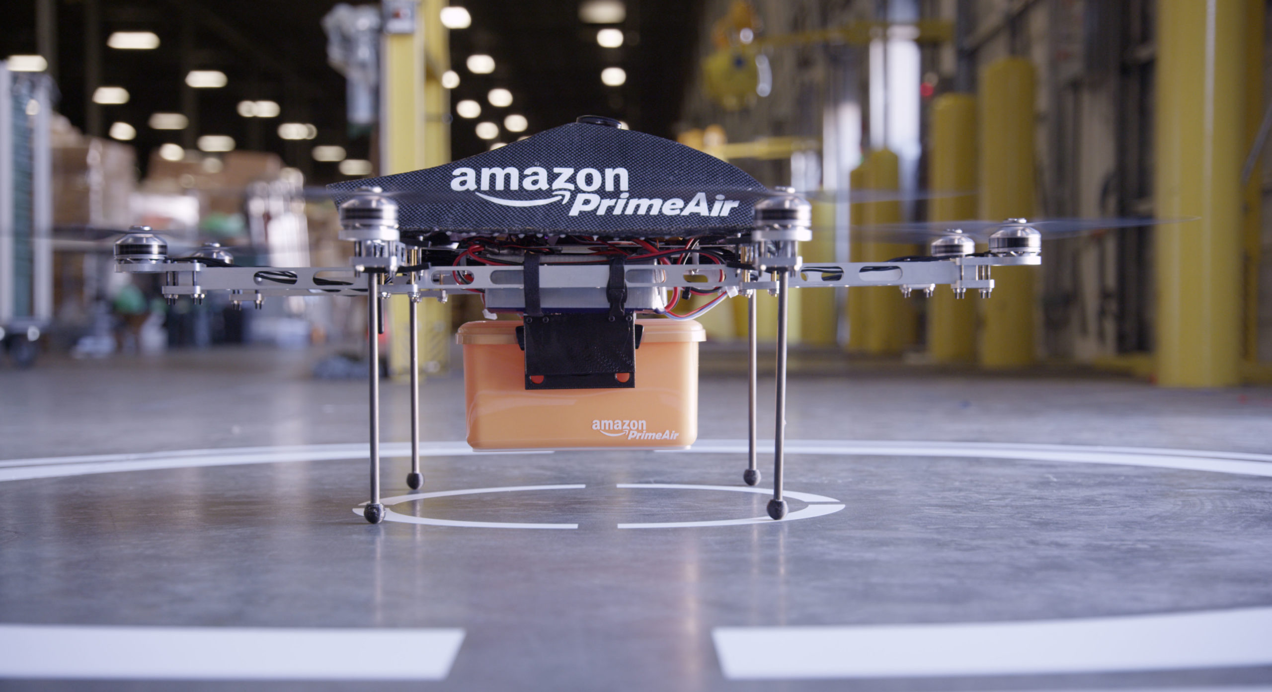 Here’s Our Closest Look At Amazon’s Drone Delivery Service 