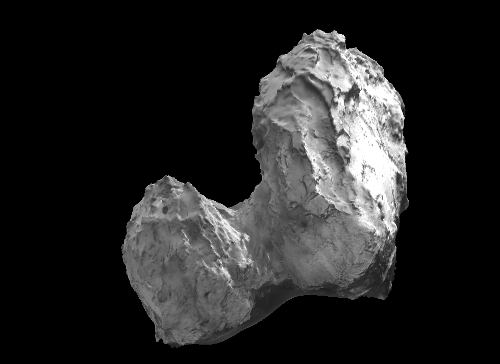 New 3D Shape Model Shows The Rosetta Comet In Unprecedented Detail