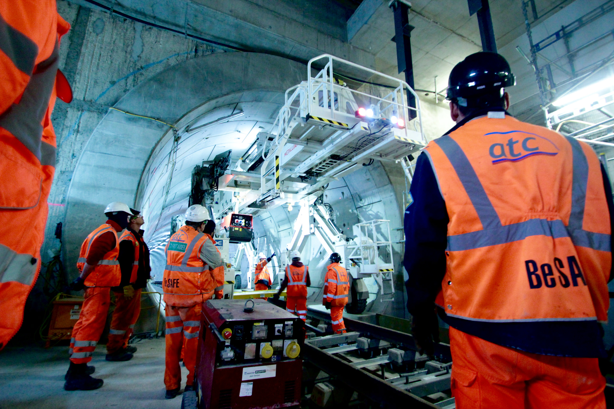 A Fleet Of Custom Machines Is Outfitting London’s New Subway