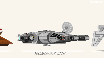 Here Are All The Original Star Wars Trilogy Vehicles To Scale