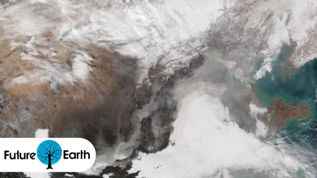 Here’s What  That Choking Blanket Of Smog Over China Looks Like From Space