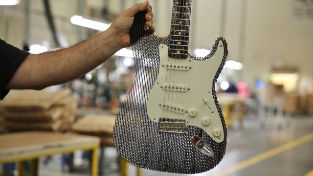 A Fender Stratocaster Made From Cardboard Still Sounds Incredible