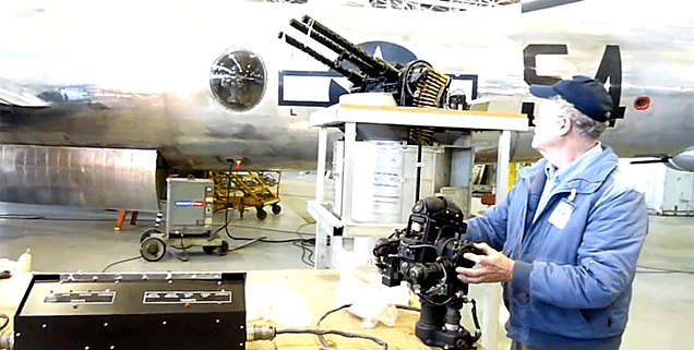How The Gun Turrets Work On A B-29 Bomber