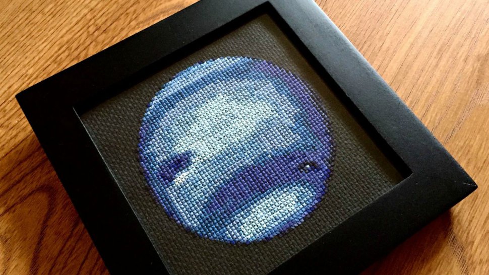 Cross-Stitched Planets Are The Perfect Handmade Gift For Space Nerds