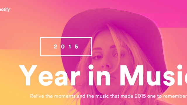 Spotify’s ‘Year In Music’ Tool Tells You How You Soundtracked 2015