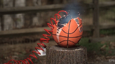What Happens When You Pump Way Too Much Air Into A Basketball 