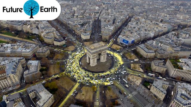 Activists Turned A Busy Paris Roundabout Into A Symbol Of Hope For The Planet
