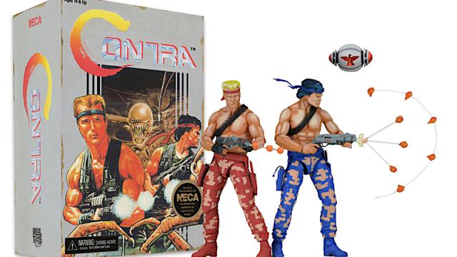 The Konami Code Won’t Make These Contra Figures Arrive Any Sooner