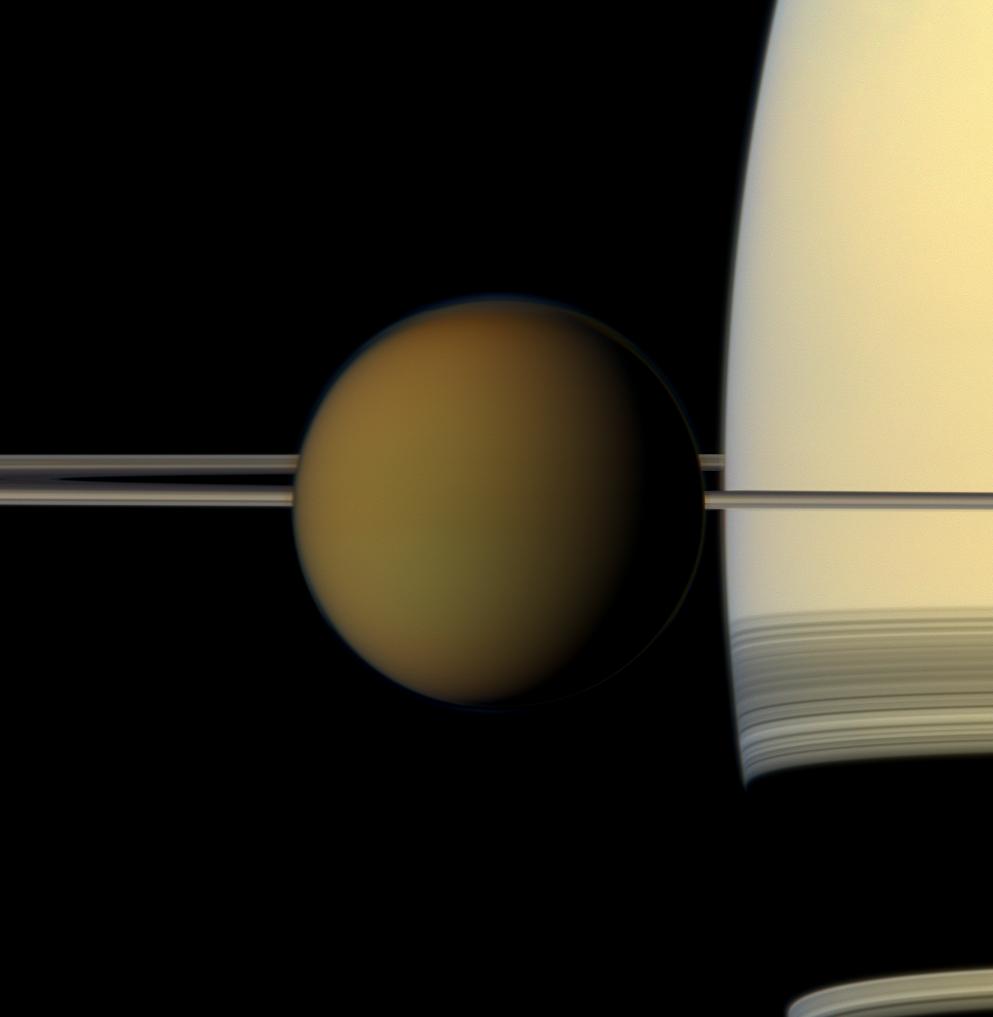 Peer Through The Smothering Haze Of Titan To Admire Its Massive Seas Of Dunes