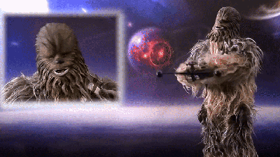 Just Look At The Luscious Fur Coat On This Animated Wookiee Figure