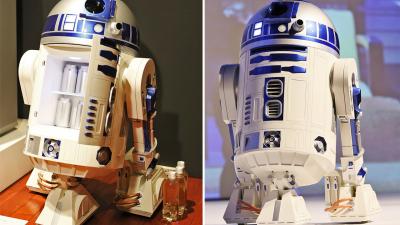 The Wait For A Remote Control R2-D2 Hi-Def Projector Refrigerator Is Almost Over