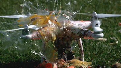 Watch A Drone Violently Chop The Hell Out Of Different Kinds Of Food