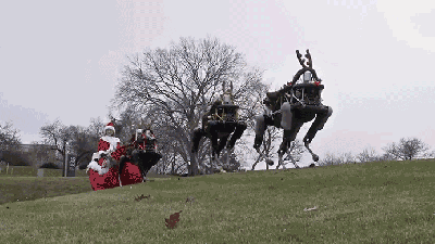 Boston Dynamics’ Robo-Dogs Pulling A Sleigh Is A Terrifying Glimpse Of The Future