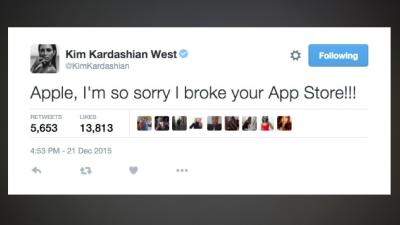 Kim Kardashian Says Her App Broke The App Store, Apple Disagrees