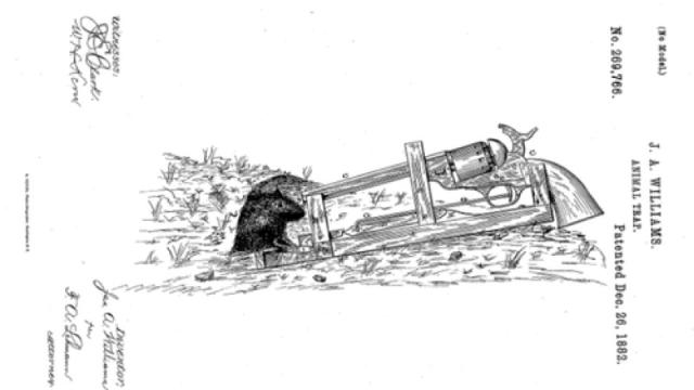 This 1882 US Patent For A 50-Calibre Mousetrap Is Probably Overkill