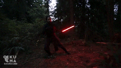 These Guys Swing Lightsabers Around Like They’re Using The Force