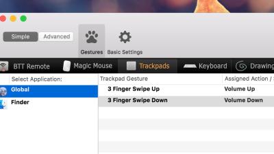 Control The Volume On Your Mac Using The Trackpad
