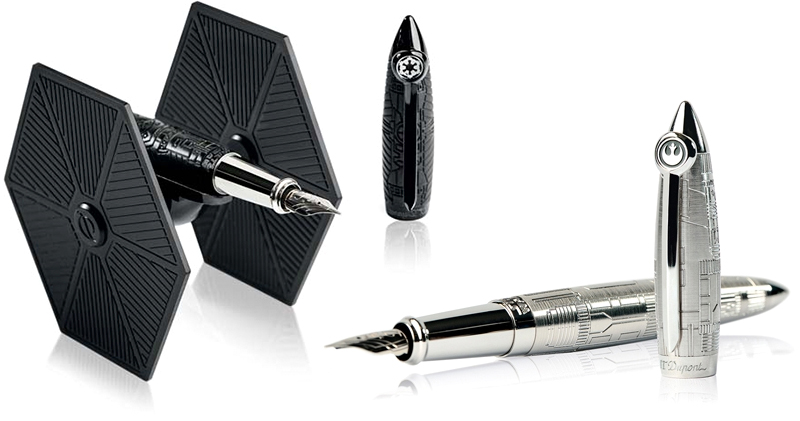 It’s OK To Put Star Wars Toys On Your Desk When They’re Fancy $2800 Pens
