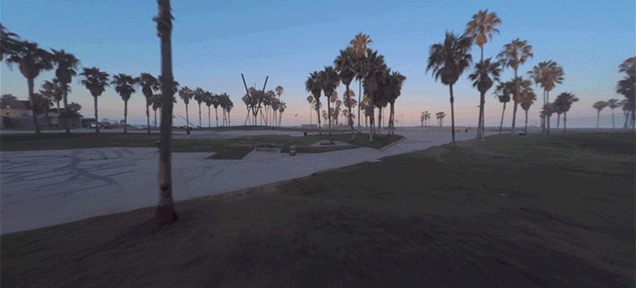 Watching This Drone Fly Through Venice Beach Is Really Breathtaking
